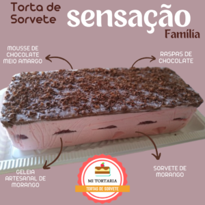 Torta de Sorvete Sensação Família