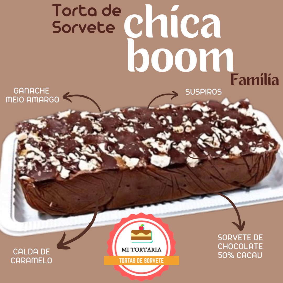 Torta de Sorvete Chica Boom Família