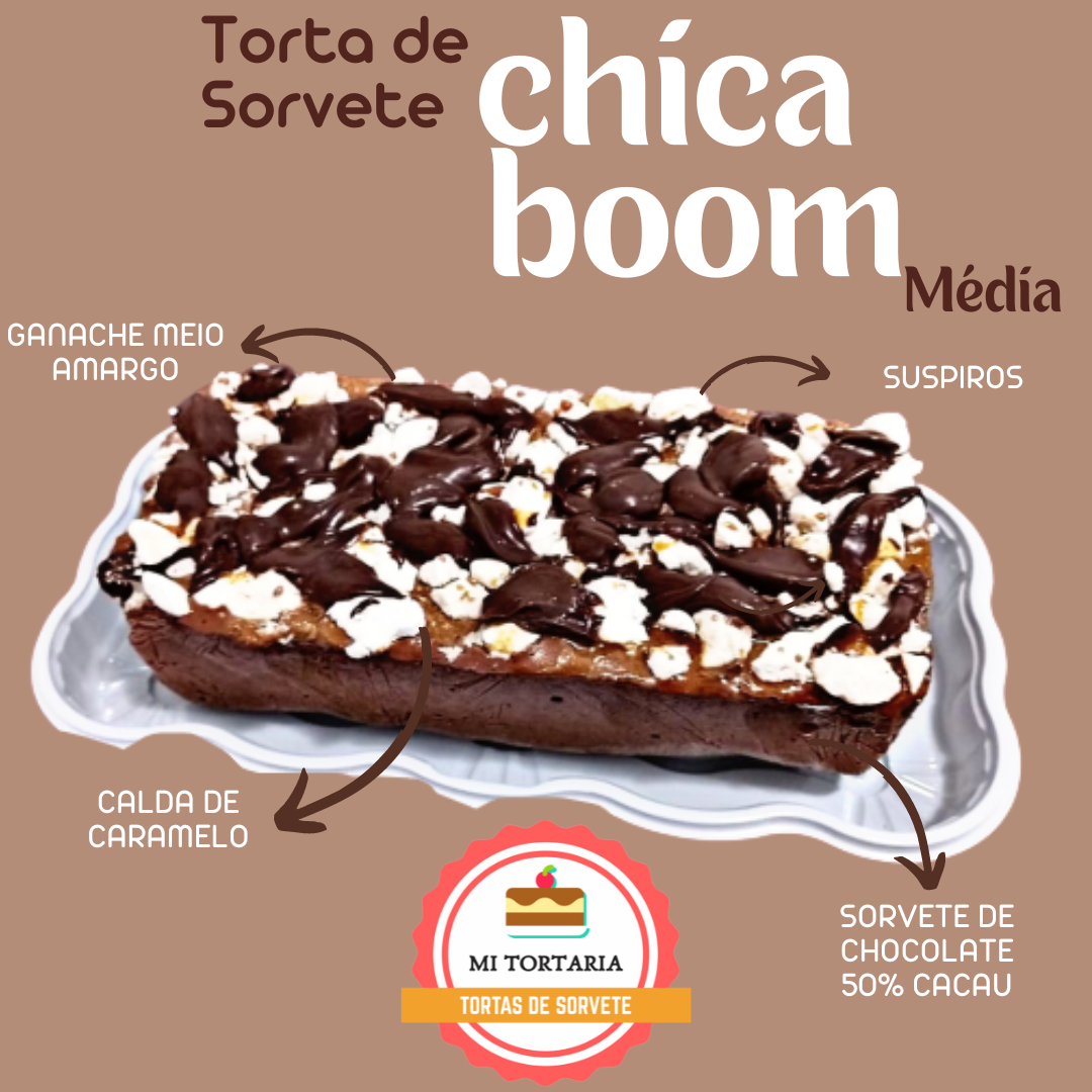 Torta de Sorvete Chica Boom Média