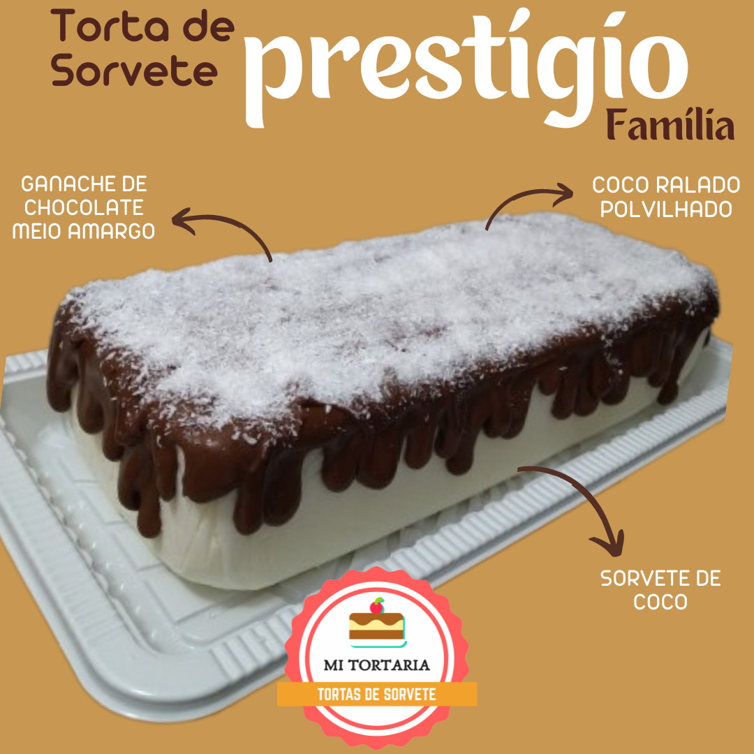 Torta de Sorvete Prestígio Família